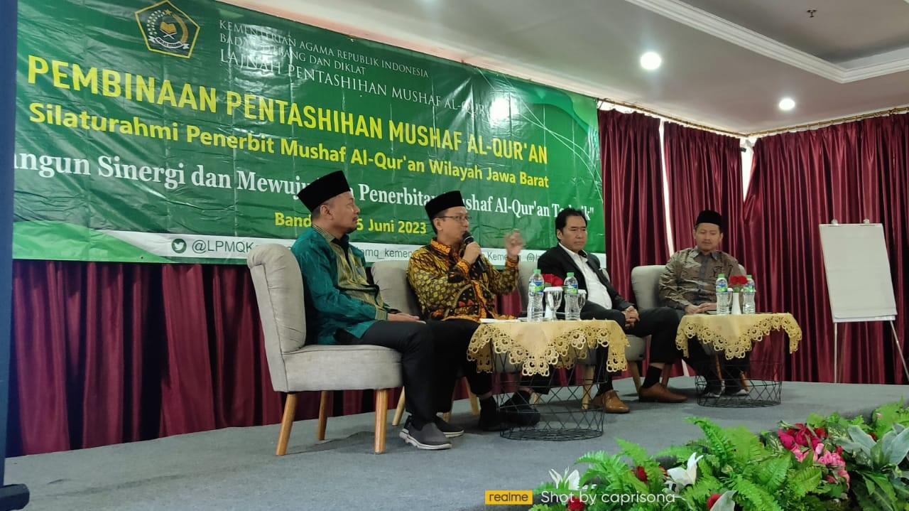 LPMQ Gelar Pembinaan Penerbit Al-Qur’an Wilayah Jawa Barat