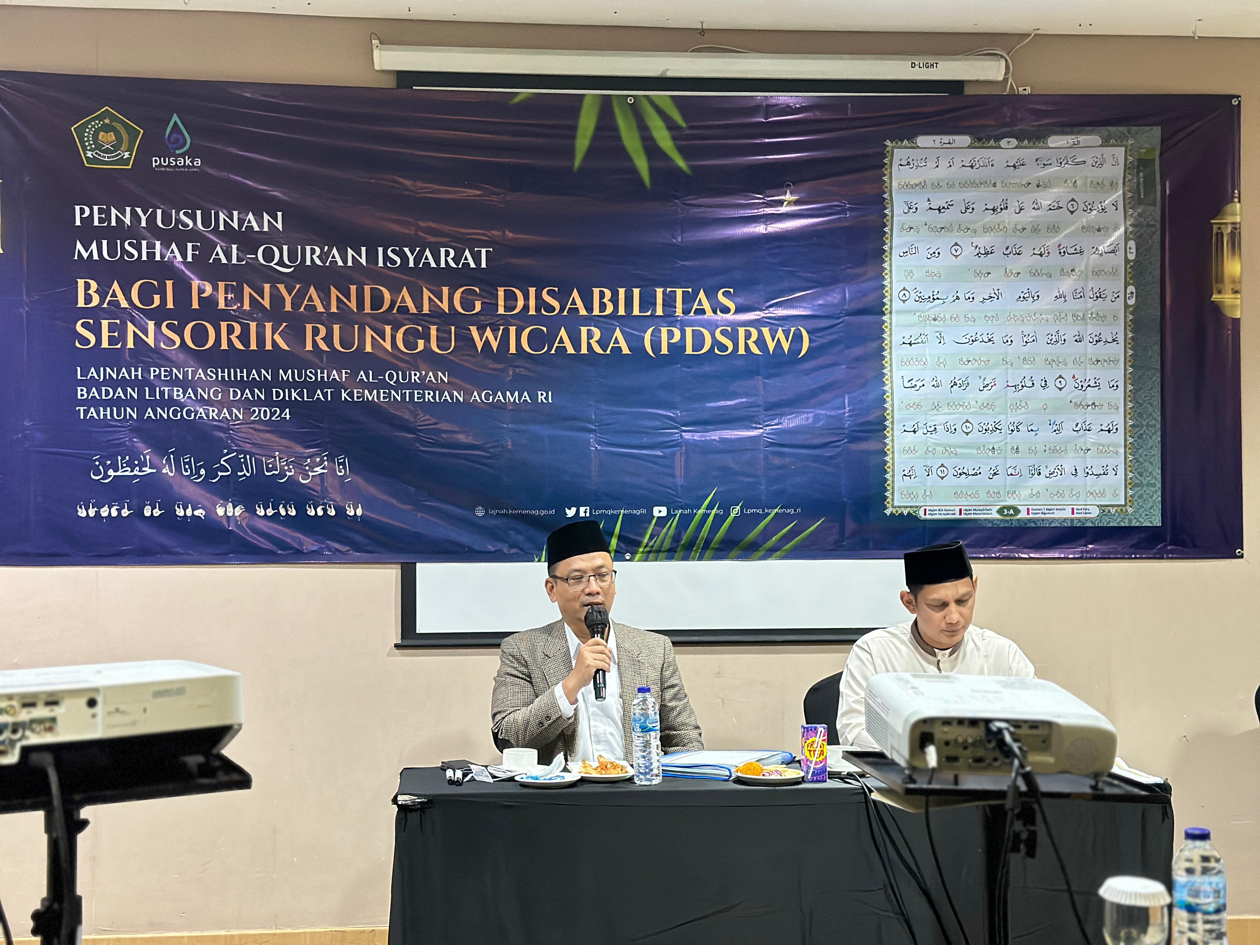 Kabar Gembira Bagi Sahabat Tuli Pengguna Al-Qur’an Isyarat Metode Tilawah, LPMQ Segera Menerbitkannya