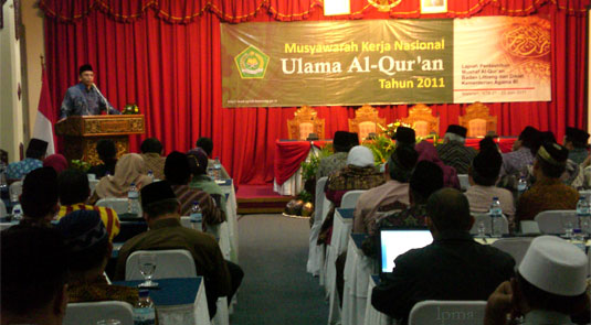 Foto Pembukaan Musyawarah Kerja Nasional Ulama Al-Qur'an Tahun 2011 Oleh Gubernur NTB Dr. TGH. M. Zainul Majdi