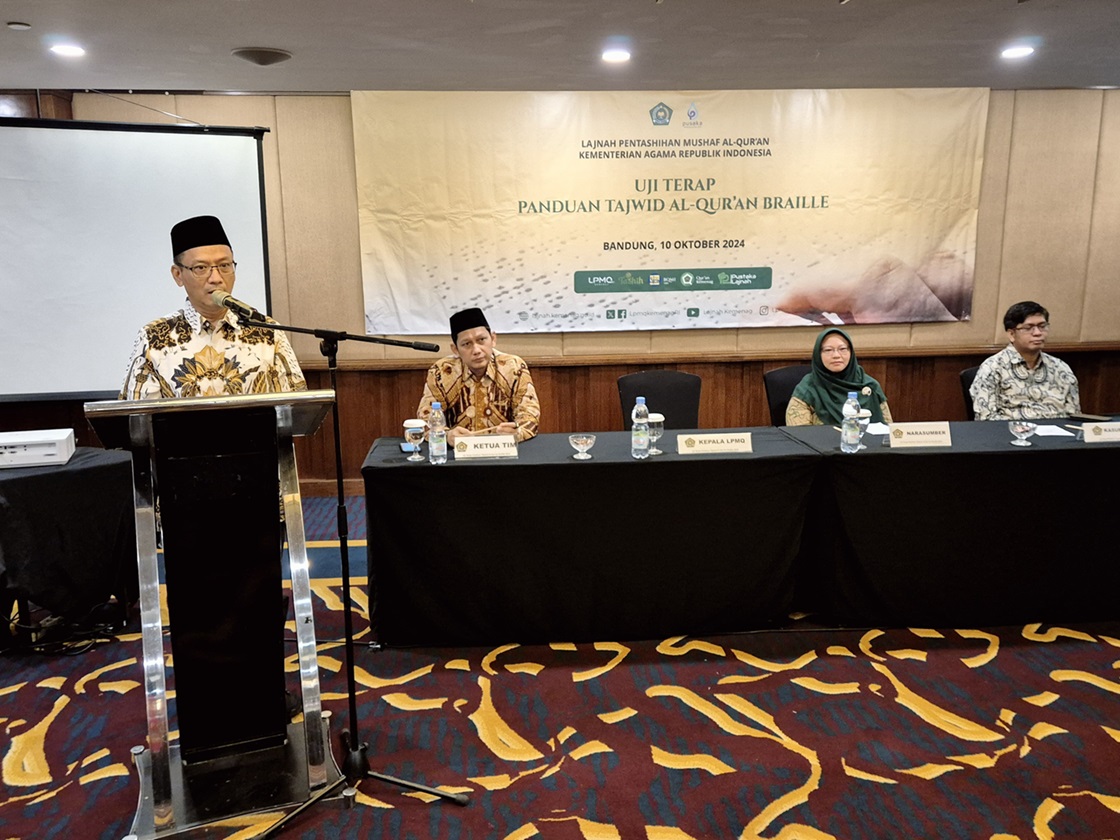 Panduan Tajwid Al-Qur'an Braille Diujiterapkan, Kepala LPMQ Tetap Tekankan Talaqqi