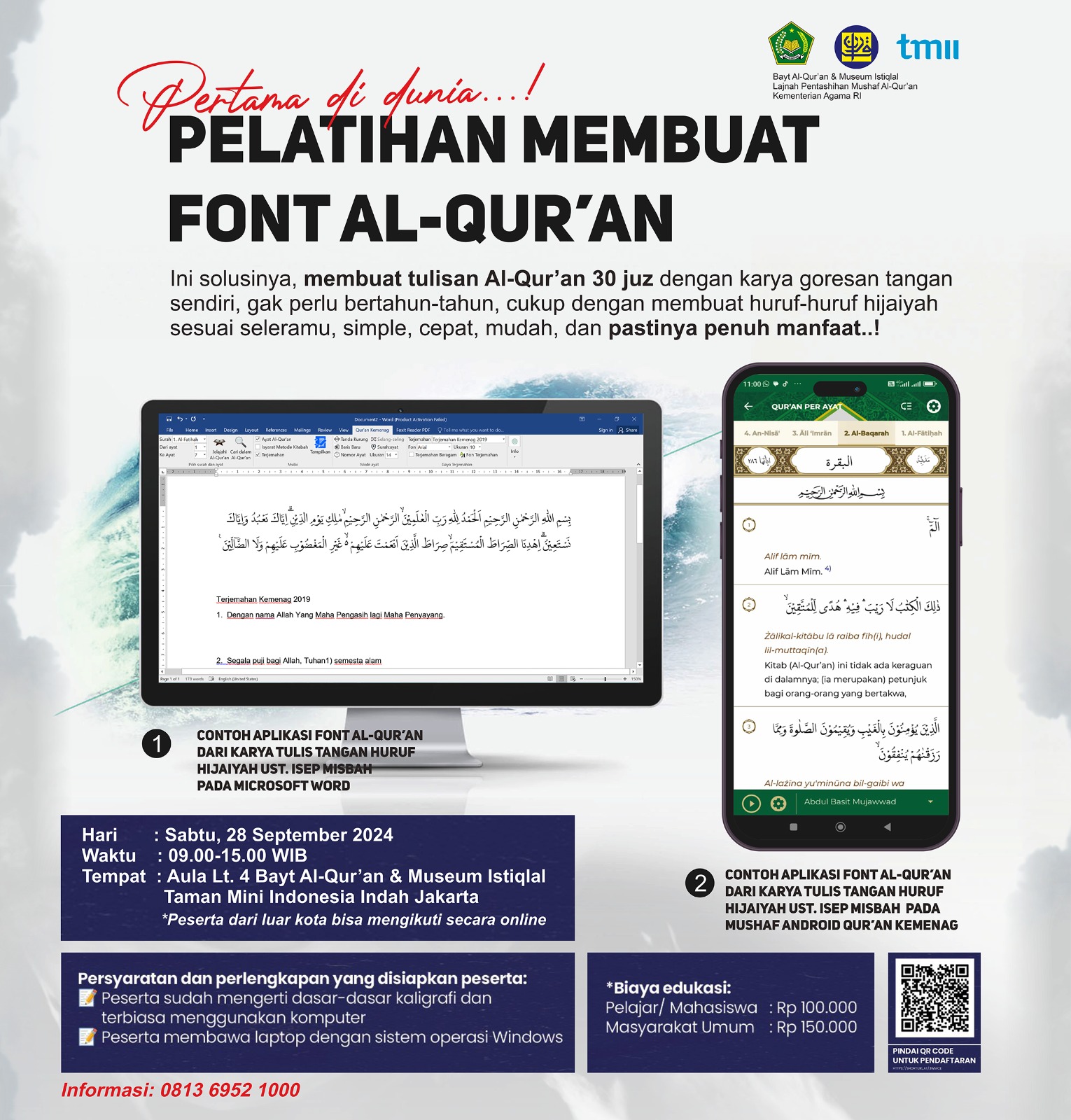 Ikutilah! Pelatihan Pembuatan Font Al-Qur’an Digital untuk Seniman Kaligrafi