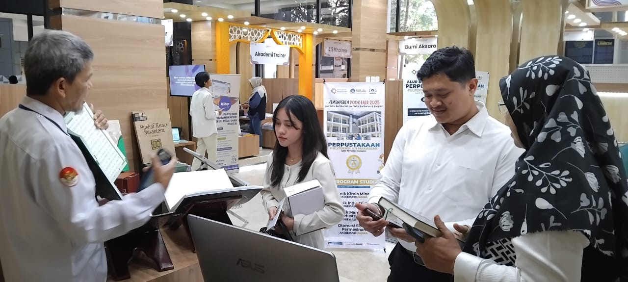 Perpustakaan LPMQ Tampilkan Al-Qur’an untuk Disabilitas di Kemenperin Book Fair 2025