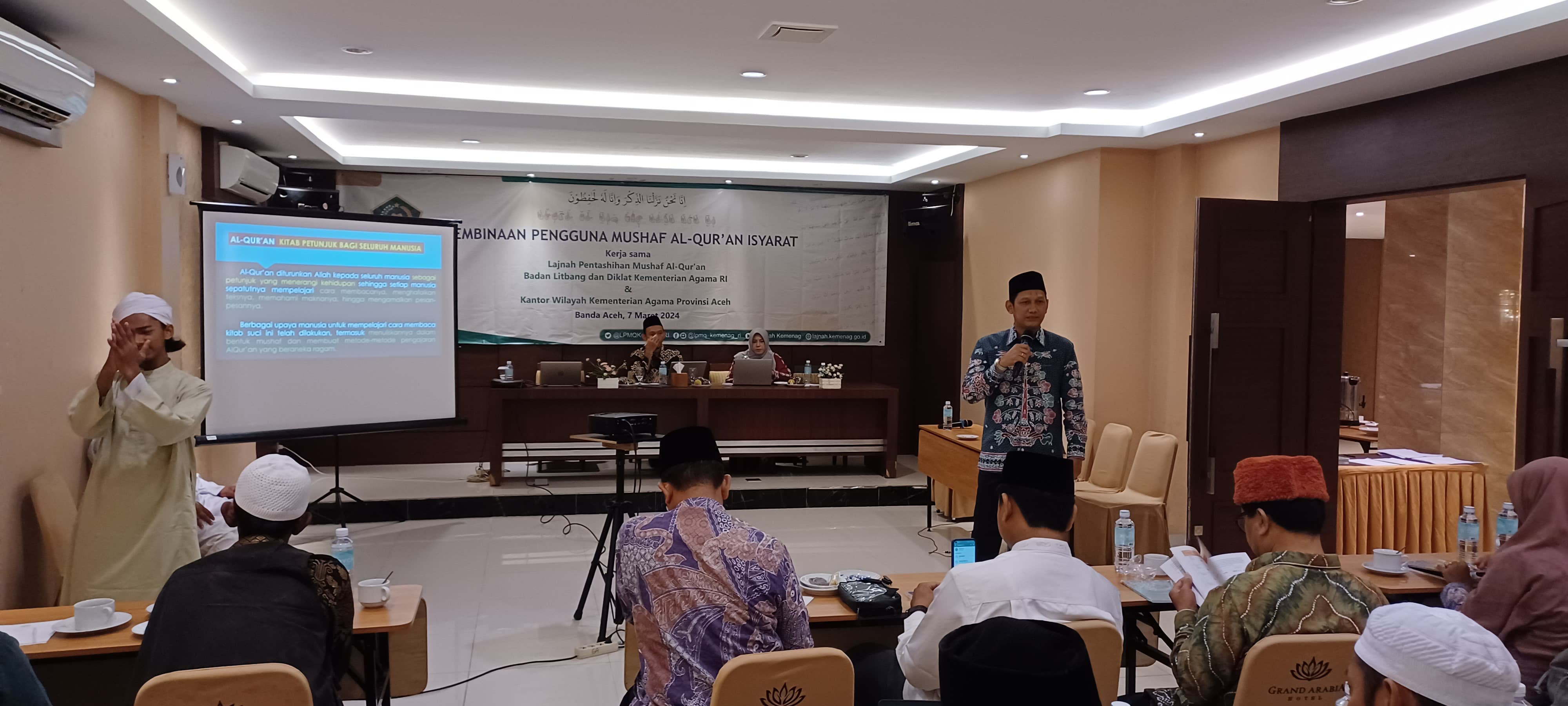 Pembinaan Mushaf Isyarat, Ketua Tim MQI: Literasi Qur’an bagi PDSRW adalah Tugas Bersama