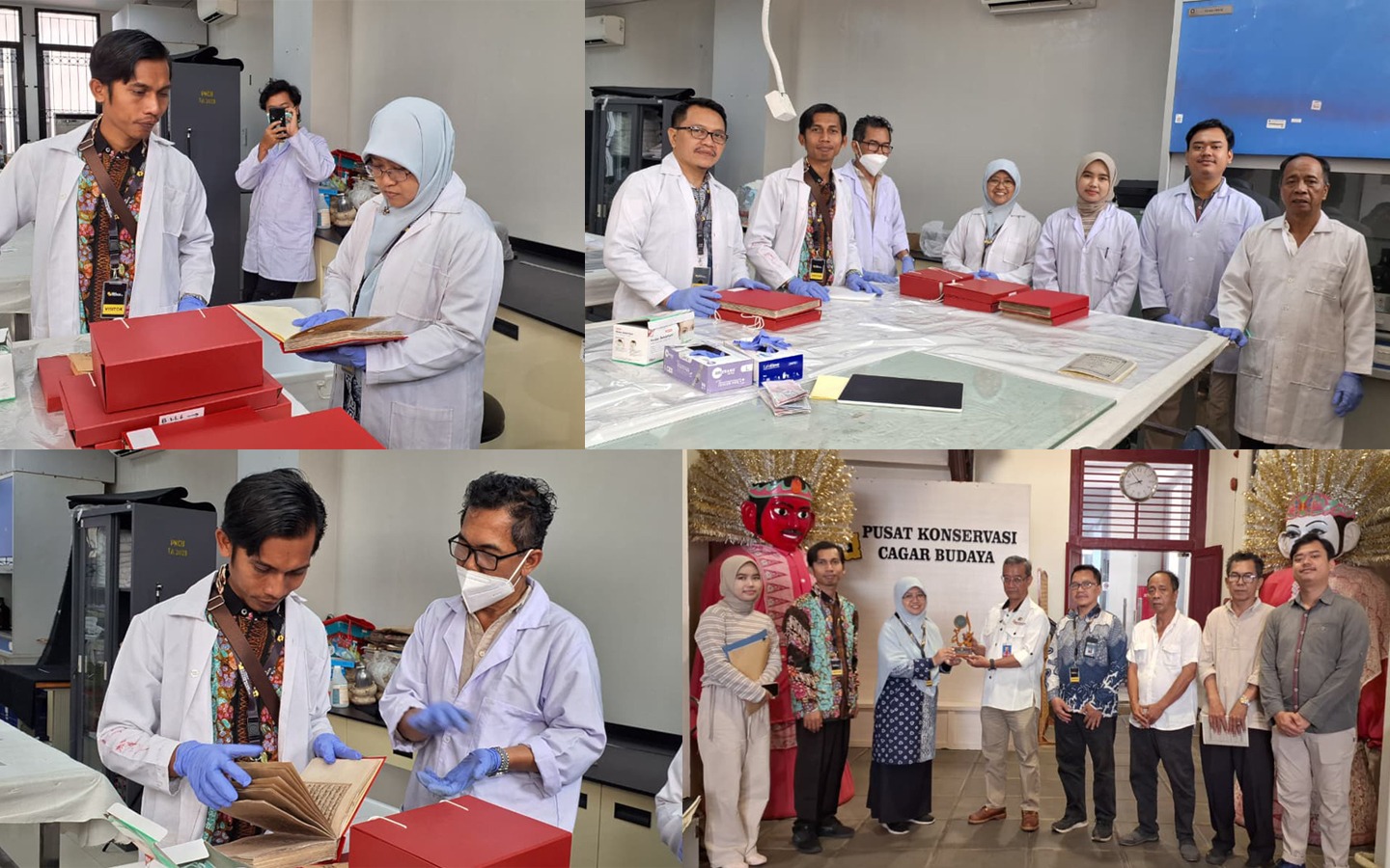 5 Manuskrip BQMI Selesai Dikonservasi Oleh PKCB DK Jakarta