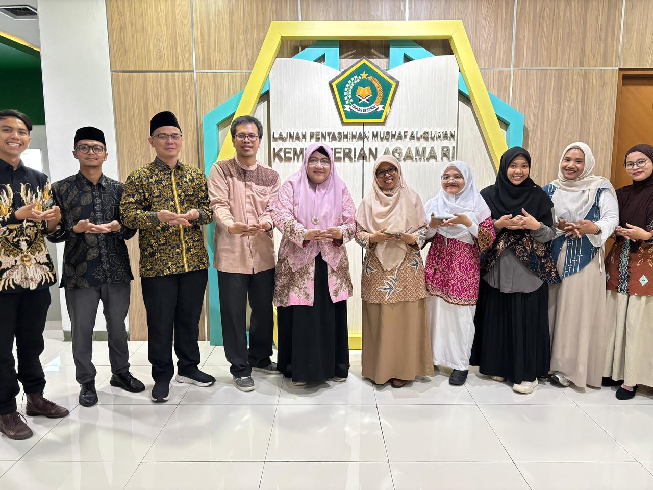 LPMQ Jadi Mitra PKL Mahasiswa FDI UIN Syarif Hidayatullah dalam Kajian dan Pentashihan Al-Qur’an