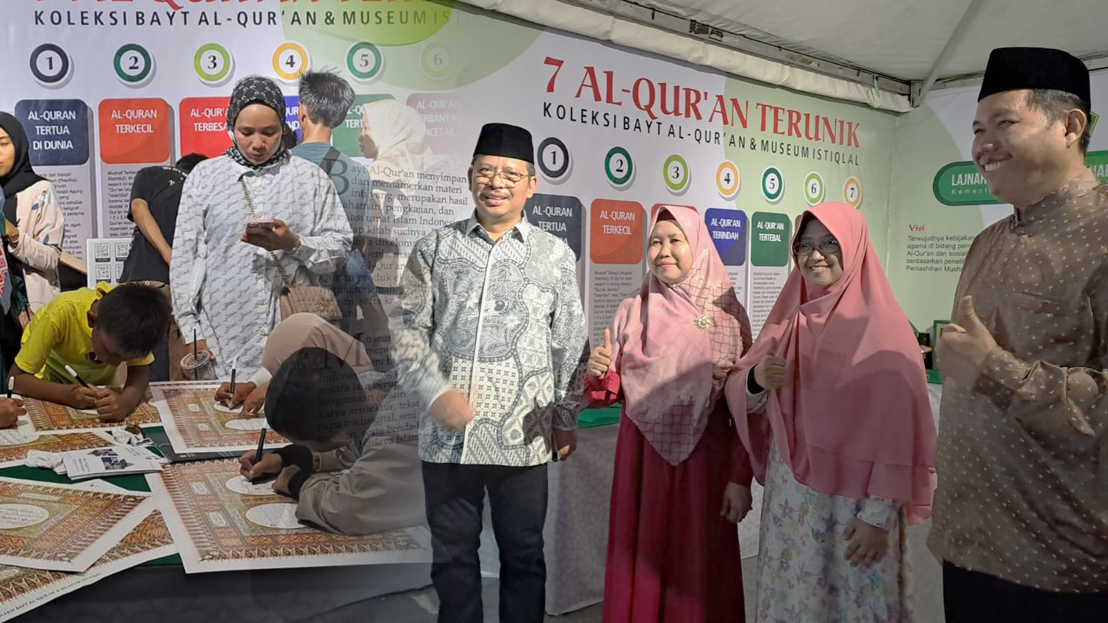 Kepala Badan Litbang dan Diklat Apresiasi Kehadiran Stan BQMI pada STQH XXVII Jambi