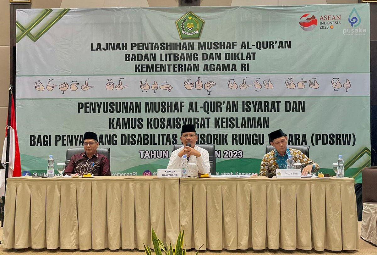 Kepala Balitbang Kemenag: Isyarat Bukan Hanya Bahasa Orang Yang Berkebutuhan Khusus 