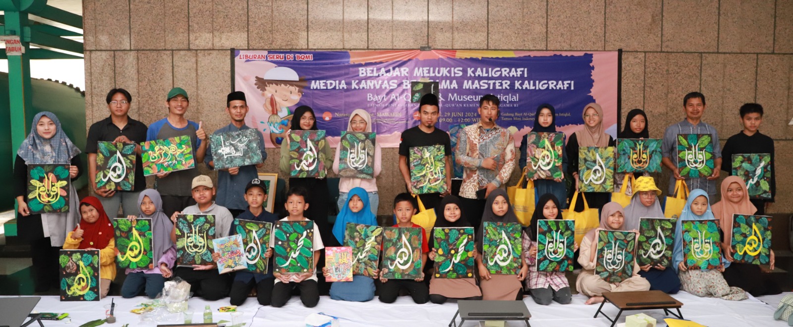 LIBURAN SERU BERSAMA MASTER KALIGRAFI