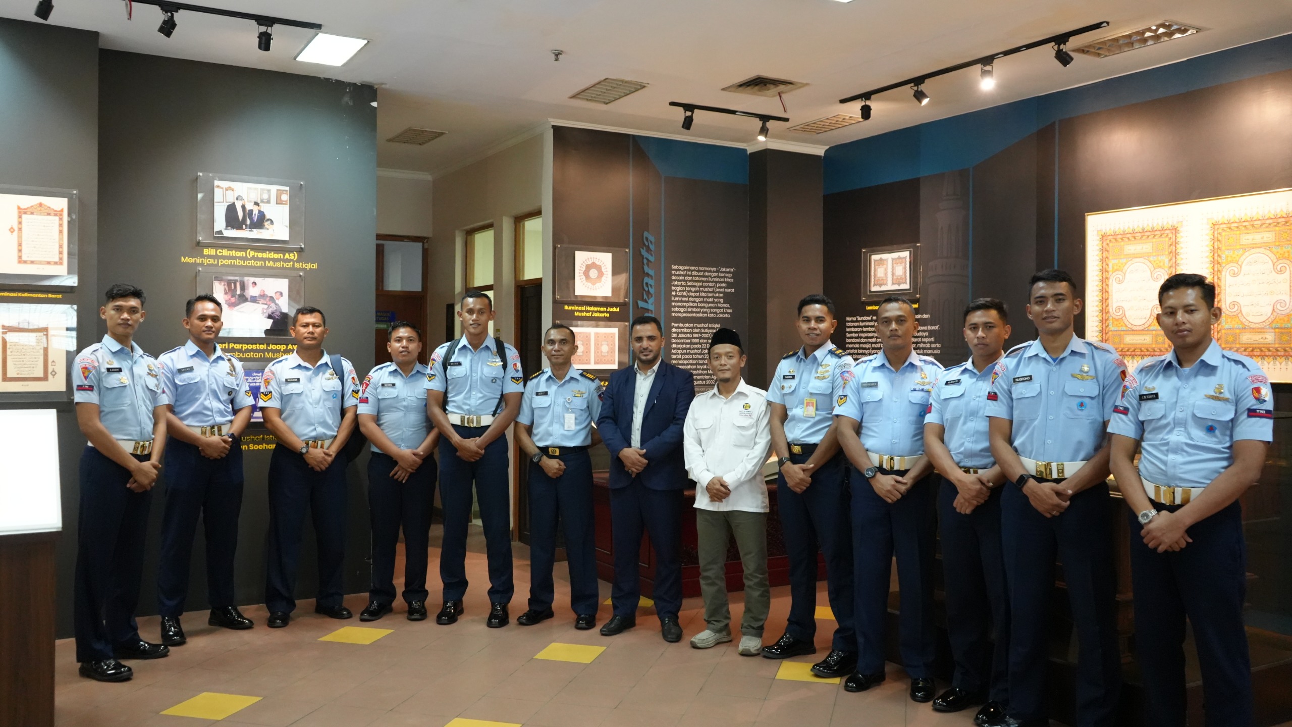 Prajurit TNI AU Dalami Sejarah Al-Qur’an melalui Kunjungan Edukatif ke Bayt Al-Qur'an & Museum Istiqlal
