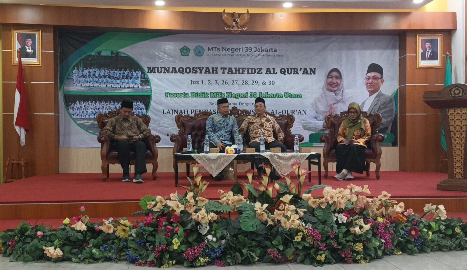 MTs Negeri 39 Jakarta Bersama LPMQ Gelar Munaqosyah Tahfidz Al-Qur’an