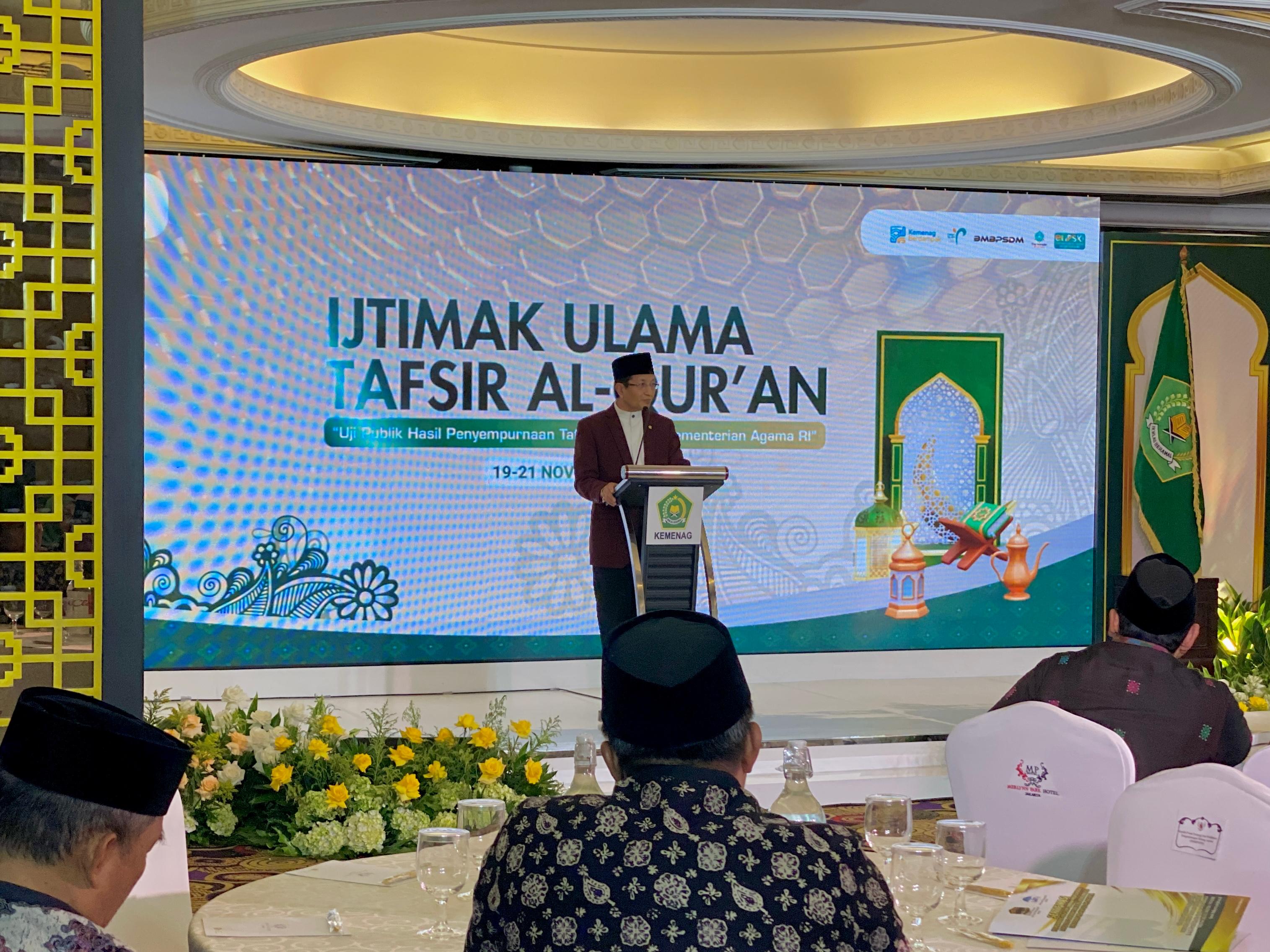 Gandeng Bimas Islam, LPMQ Gelar Ijtimak Ulama untuk Uji Publik Penyempurnaan Tafsir Al-Qur’an